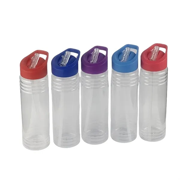 24 oz Hydration Slim Fit Water Bottle with Flip Straw