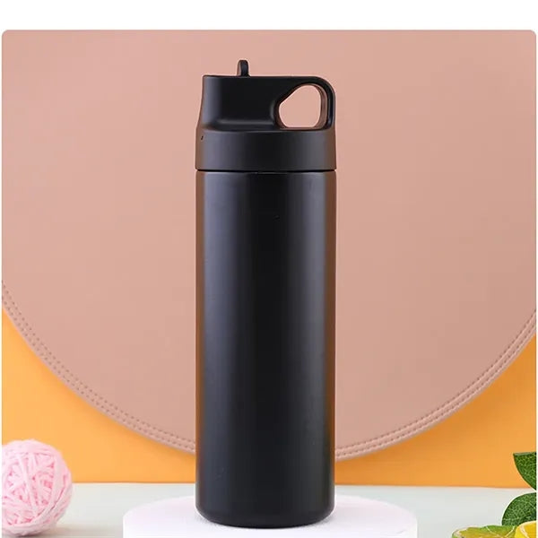 Creative Drinking With Straw Insulation Mug