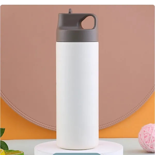 Creative Drinking With Straw Insulation Mug