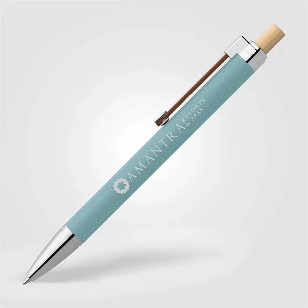 Phoenix Recycled Aluminum Softy Pen - Laser Engraved