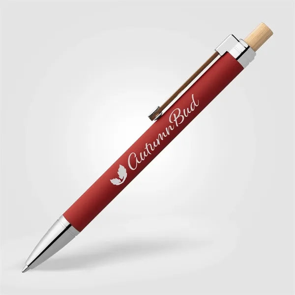 Phoenix Recycled Aluminum Softy Pen - Laser Engraved