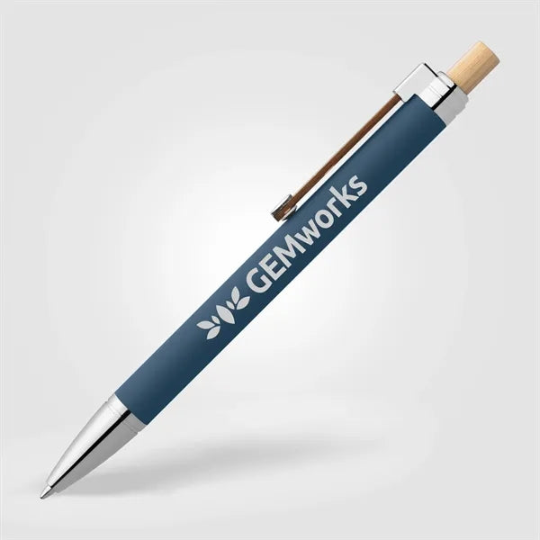 Phoenix Recycled Aluminum Softy Pen - Laser Engraved