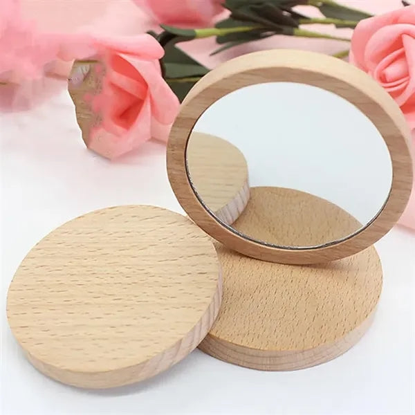 Wooden Cosmetic Mirror