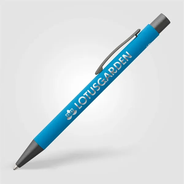 Bowie Recycled Aluminum Softy Pen - Laser Engraved
