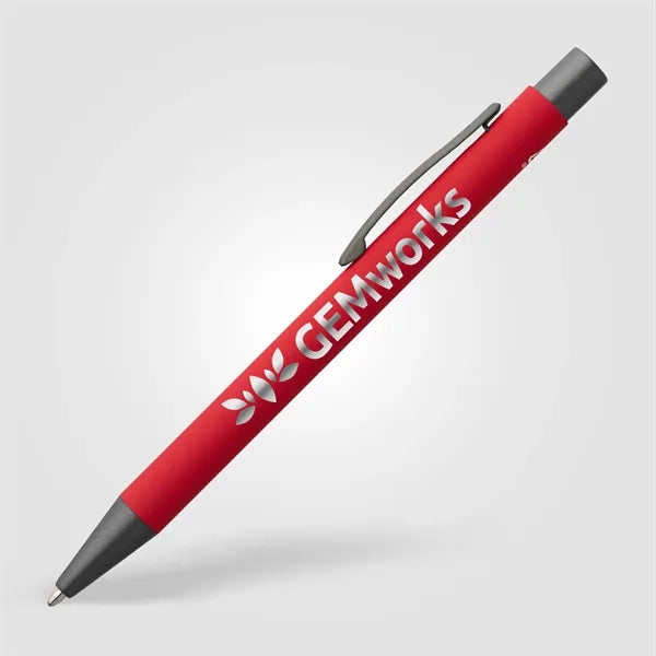 Bowie Recycled Aluminum Softy Pen - Laser Engraved