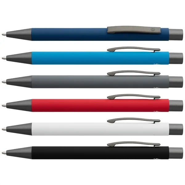 Bowie Recycled Aluminum Softy Pen - Laser Engraved