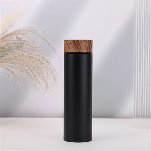 500ml Vacuum Insulated Water Bottle with Bamboo Lid