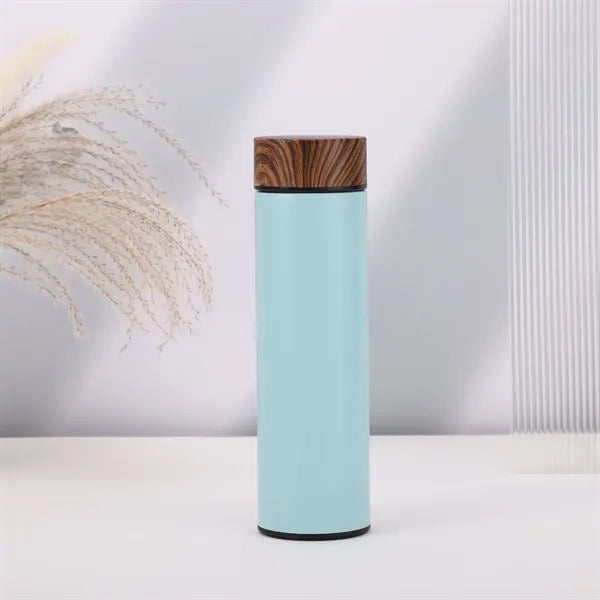 500ml Vacuum Insulated Water Bottle with Bamboo Lid