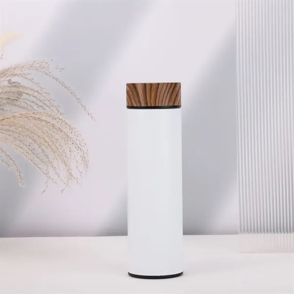 500ml Vacuum Insulated Water Bottle with Bamboo Lid