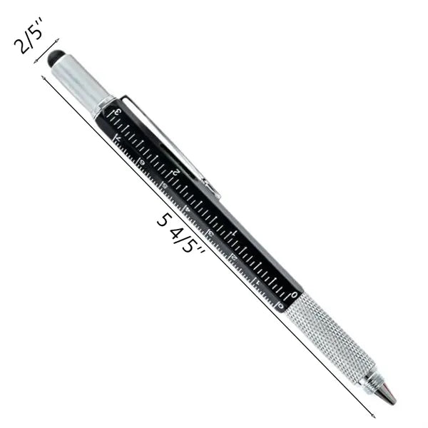5-In-1 Multi Functional Metal Pen With Stylus