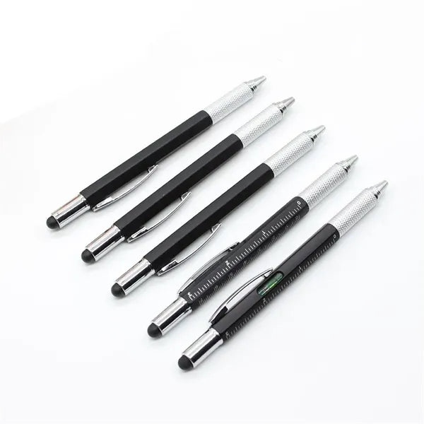5-In-1 Multi Functional Metal Pen With Stylus