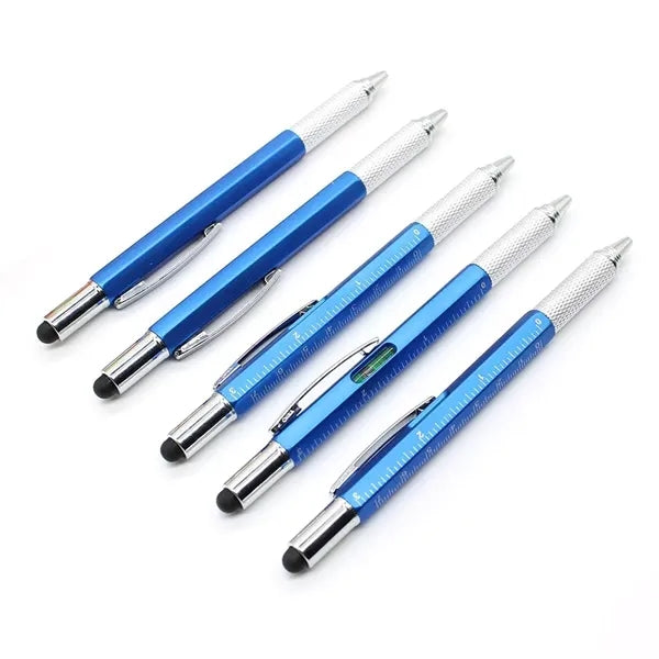 5-In-1 Multi Functional Metal Pen With Stylus