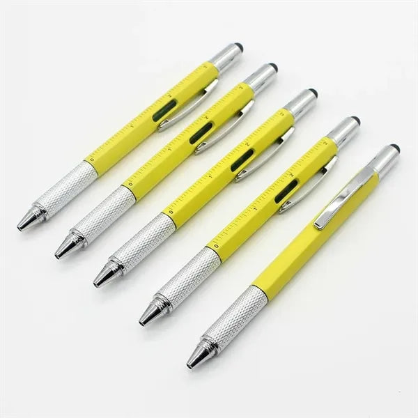 5-In-1 Multi Functional Metal Pen With Stylus
