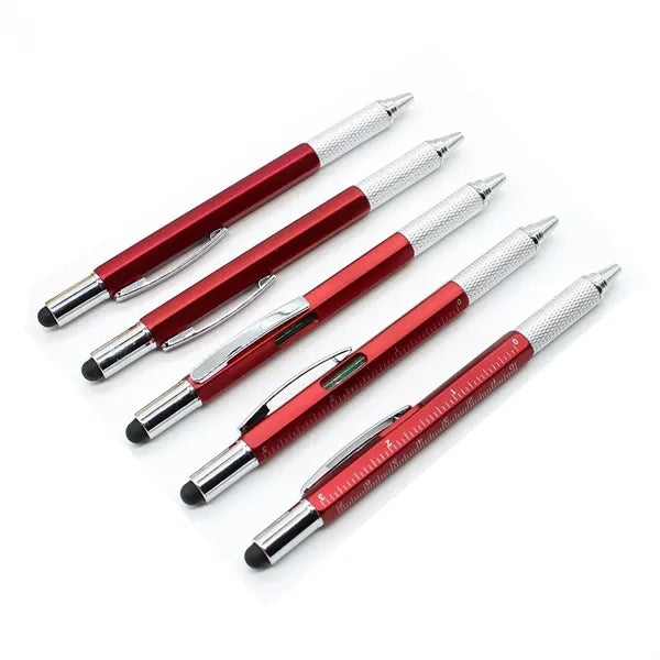 5-In-1 Multi Functional Metal Pen With Stylus