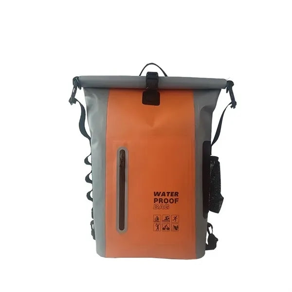 25L Waterproof PVC Backpack With Mesh Pocket
