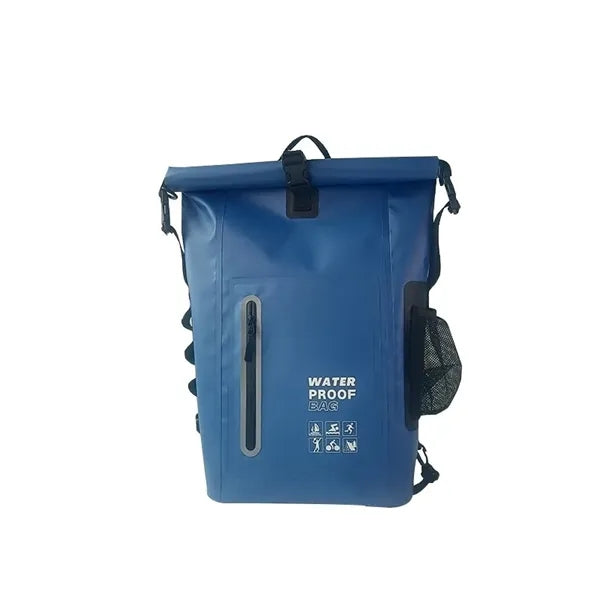 25L Waterproof PVC Backpack With Mesh Pocket