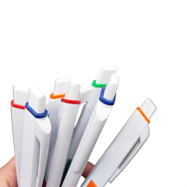 Plastic Retractable Ballpoint Pen