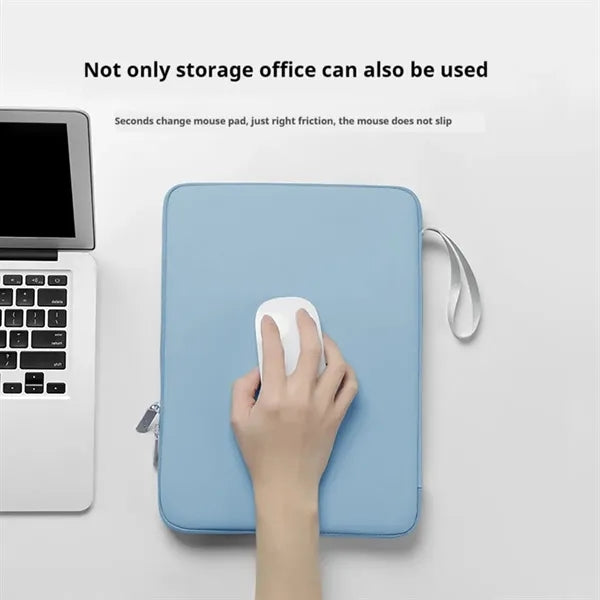 Multifunctional PU Leather Laptop Sleeve & Mouse Pad