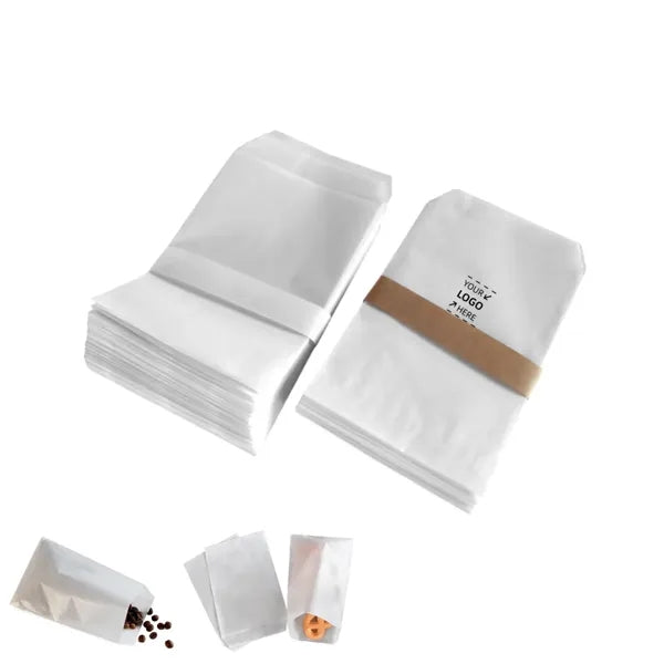 3.9" x 6.7" Glassine Bags for Snacks Food