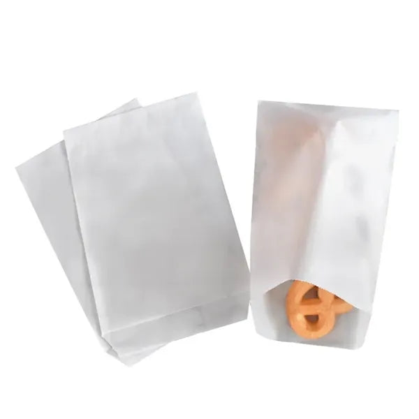 3.9" x 6.7" Glassine Bags for Snacks Food