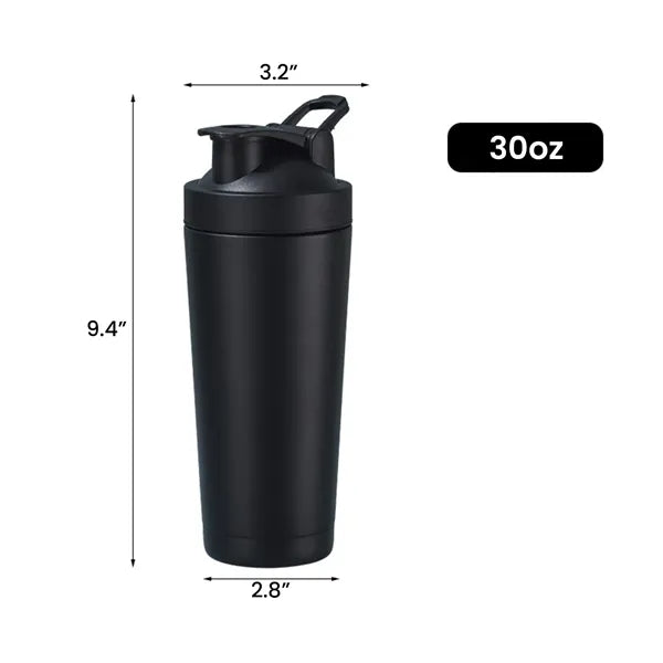 26oz Stainless Steel Protein Shaker Water Bottle