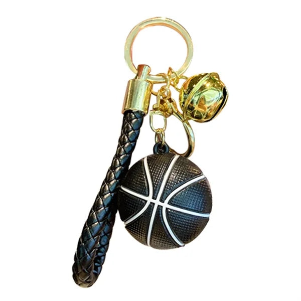 PVC Soft Rubber Basketball Keychain