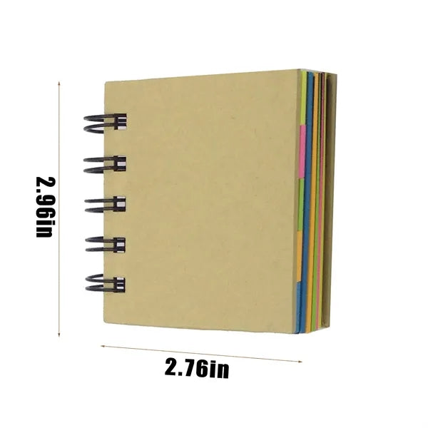 Spiral Sticky Notes Weekly Habit Tracker Office Supplies