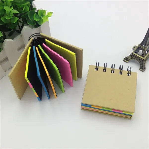 Spiral Sticky Notes Weekly Habit Tracker Office Supplies
