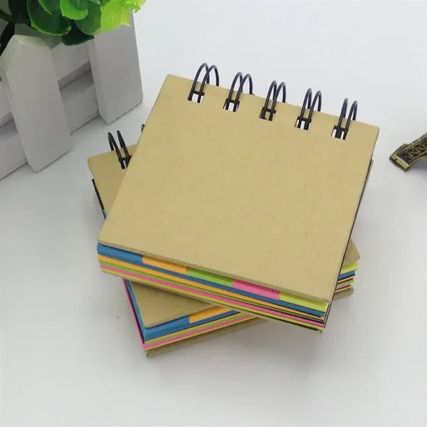 Spiral Sticky Notes Weekly Habit Tracker Office Supplies