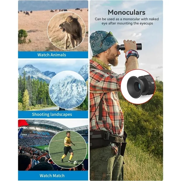 HD Telephoto Mobile Cell Phone Camera Lens with Tripod
