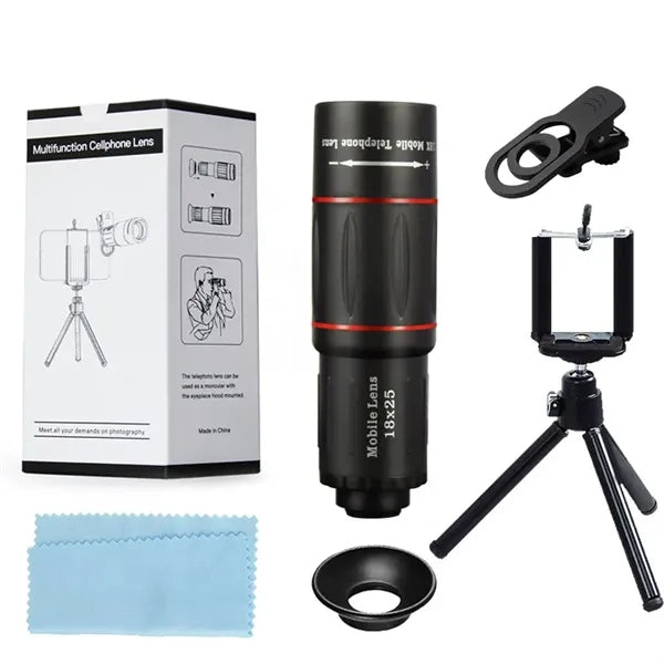 HD Telephoto Mobile Cell Phone Camera Lens with Tripod