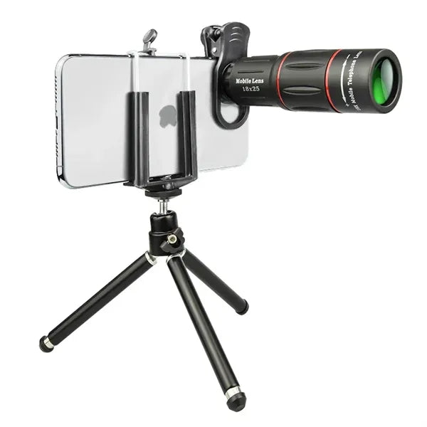 HD Telephoto Mobile Cell Phone Camera Lens with Tripod