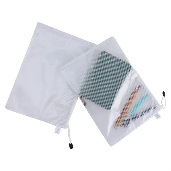 A4 Transparent Mesh File Bag PVC