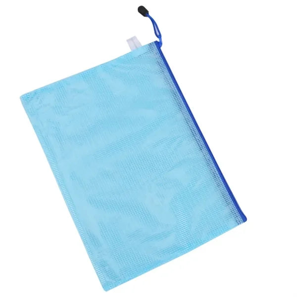 A4 Transparent Mesh File Bag PVC