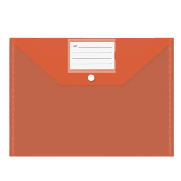 Transparent Document Bag with Label