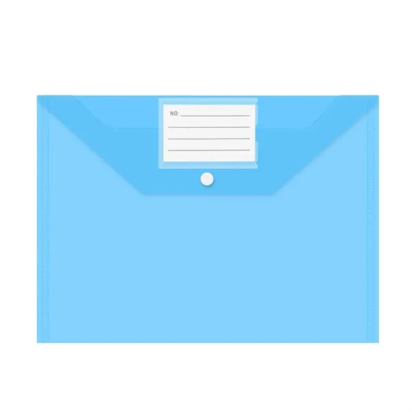 Transparent Document Bag with Label