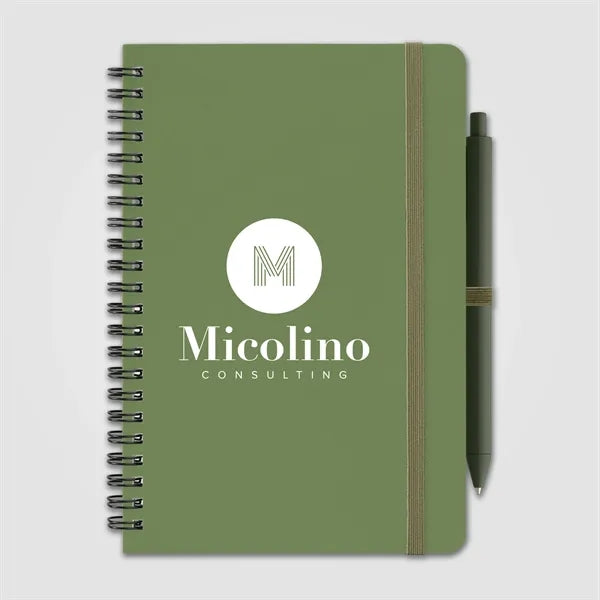 Hoga Repreve Spiral Jotter Notepad - A5 - Silkscreen