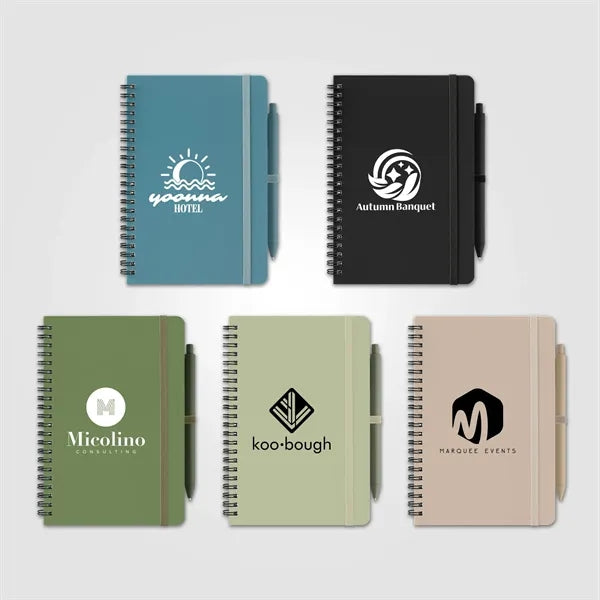 Hoga Repreve Spiral Jotter Notepad - A5 - Silkscreen