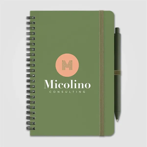 Hoga Repreve Spiral Jotter Notepad - A5 - ColorJet