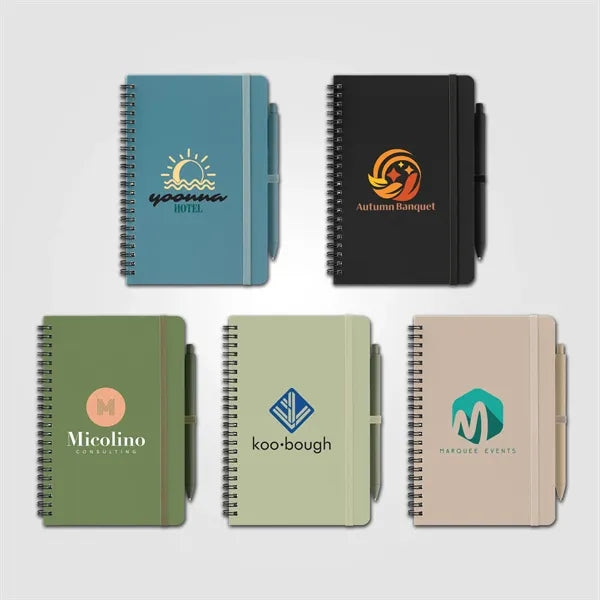 Hoga Repreve Spiral Jotter Notepad - A5 - ColorJet