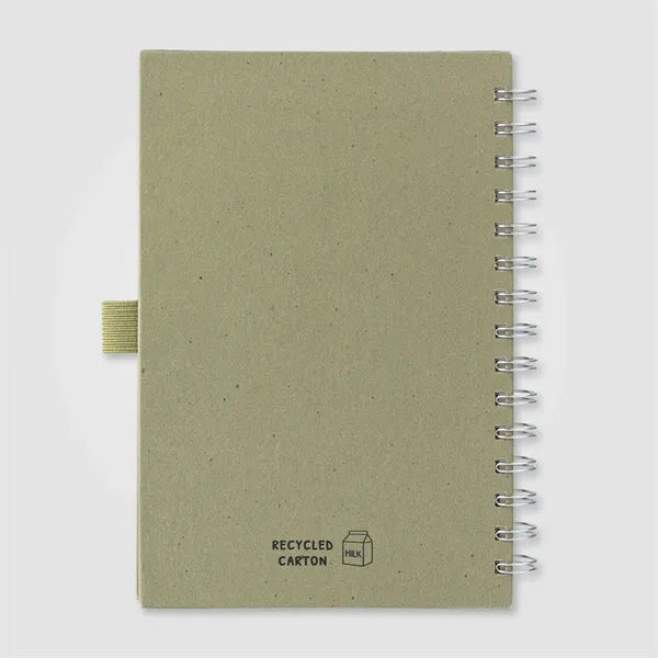 Terra Recycled Milk Carton Hard Cover Notebook - ColorJet
