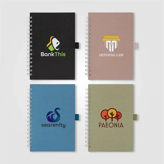 Terra Recycled Milk Carton Hard Cover Notebook - ColorJet