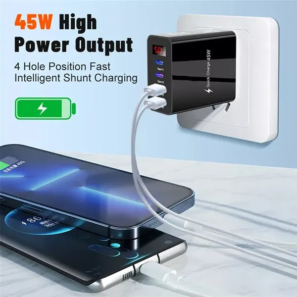 45W Fast Charging Usb Type C Wall Charger