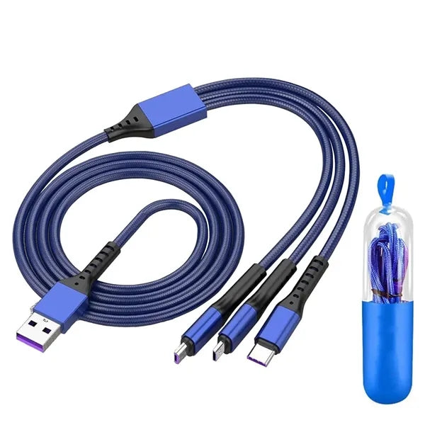 Multi Charging Cable For Multiple Devices 3 In 1