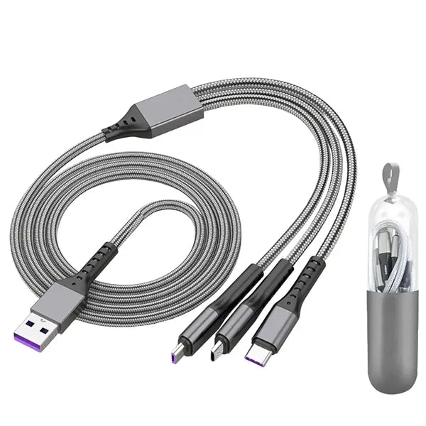 Multi Charging Cable For Multiple Devices 3 In 1