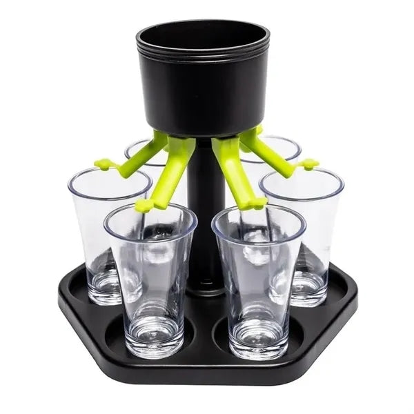 6 Shots Holder Pourer With Stoppers