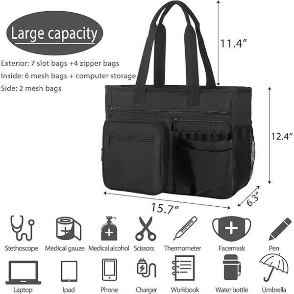 Storage Travel Bag With Padded Laptop Sleeve