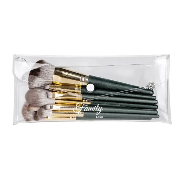 Middle Size Professional Clear PVC Makeup Kits