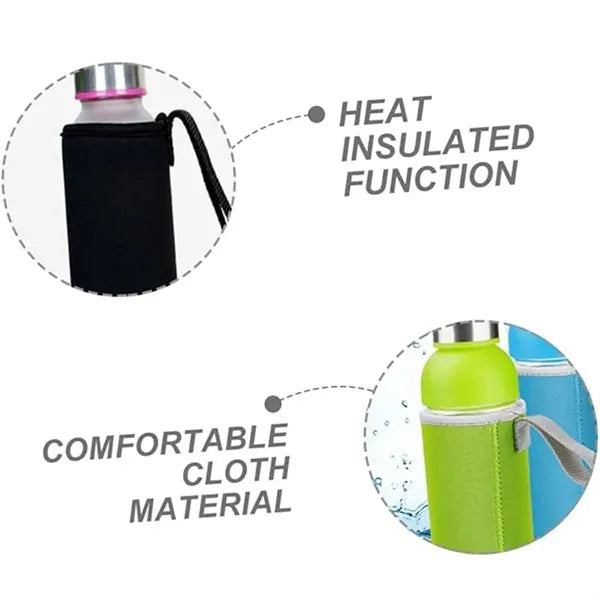 Neoprene Can Insulator With Drawstring