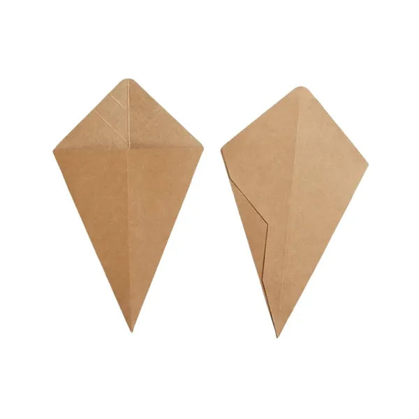 Disposable French Fries Holder Cups- Cone Shaped